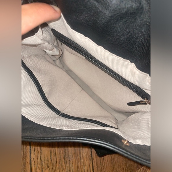 Backpack 🖤lightweight Black purse vegan leather travel backpack purse - Picture 12 of 14